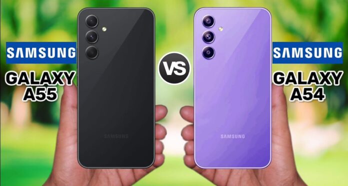 Samsung Galaxy A55 vs Galaxy A54